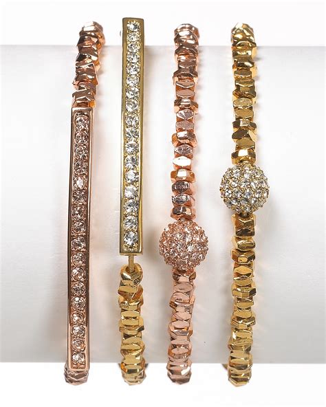 michael kors rose gold ball bracelet|michael kors bracelet sale.